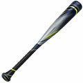 Bate de Béisbol Aerodinámico Plateado y Azul
