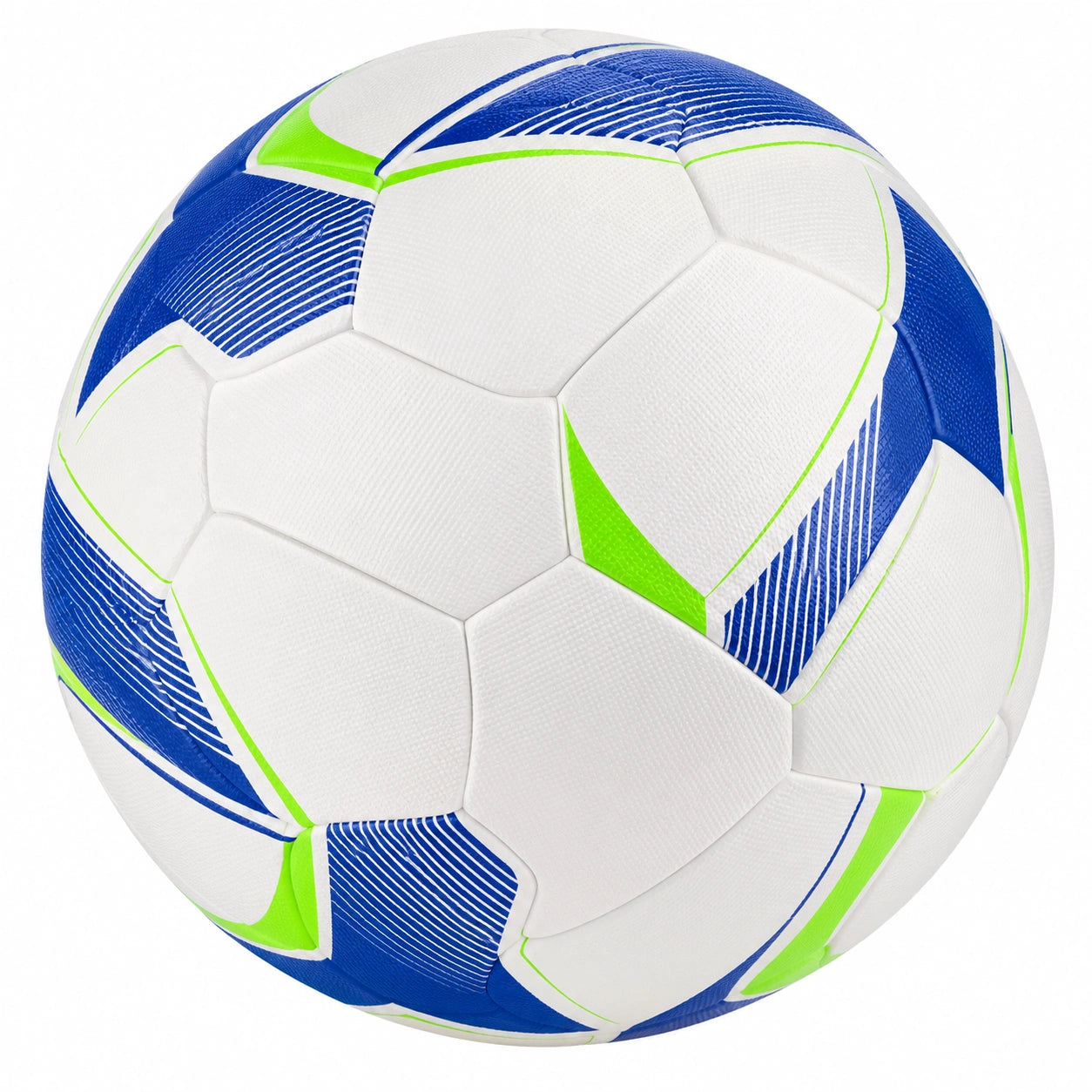 Balón de Fútbol Talla 5 Blanco Azul Verde
