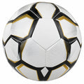 Balón de fútbol blanco/negro/dorado, 22 cm