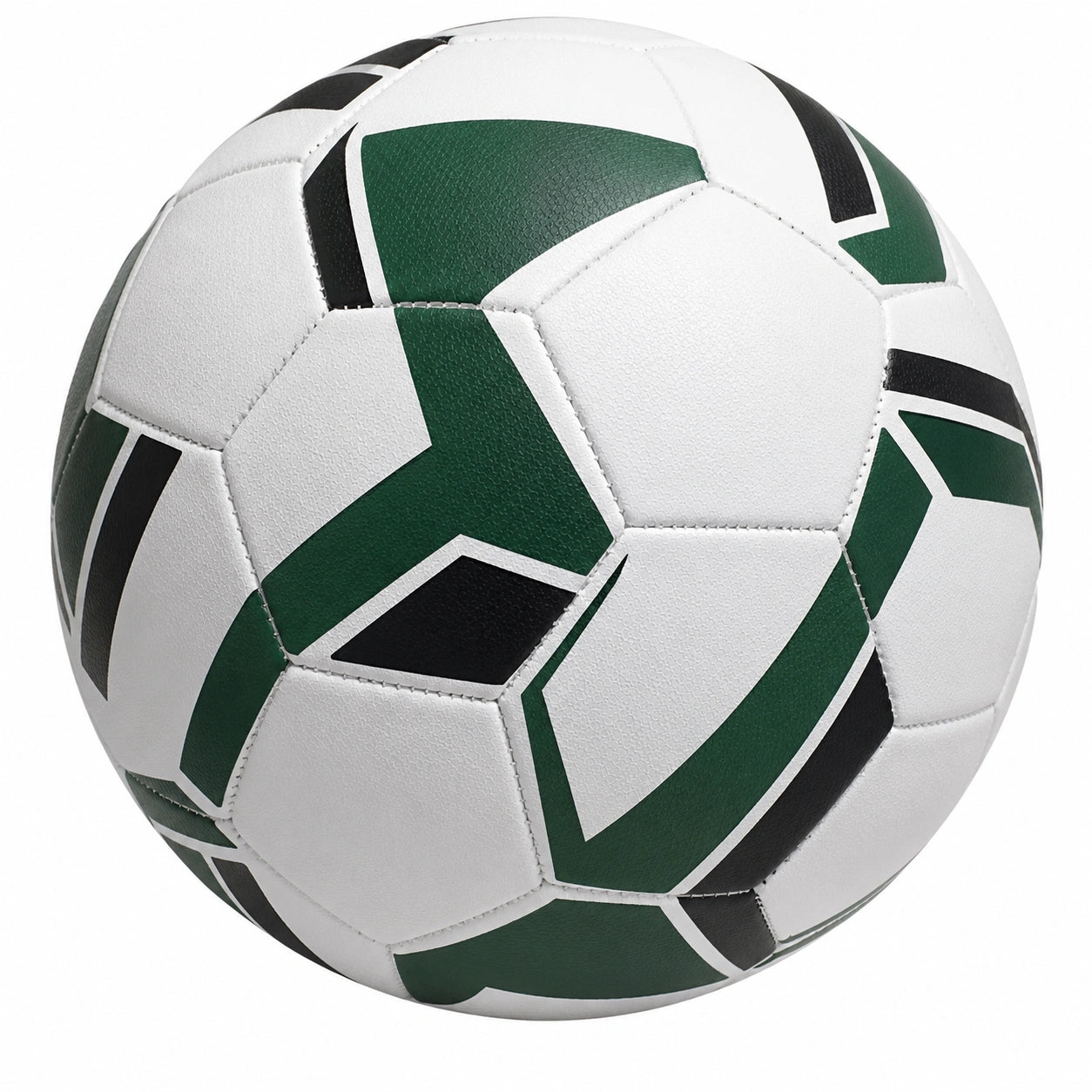 Balón de Fútbol Talla 5 Verde/Negro de Alta Durabilidad