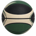 Balón de baloncesto para exteriores negro, verde y beige