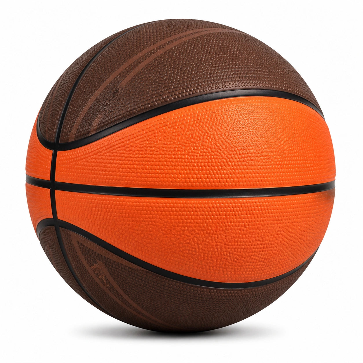 Balón de Baloncesto Naranja y Marrón para Interior y Exterior