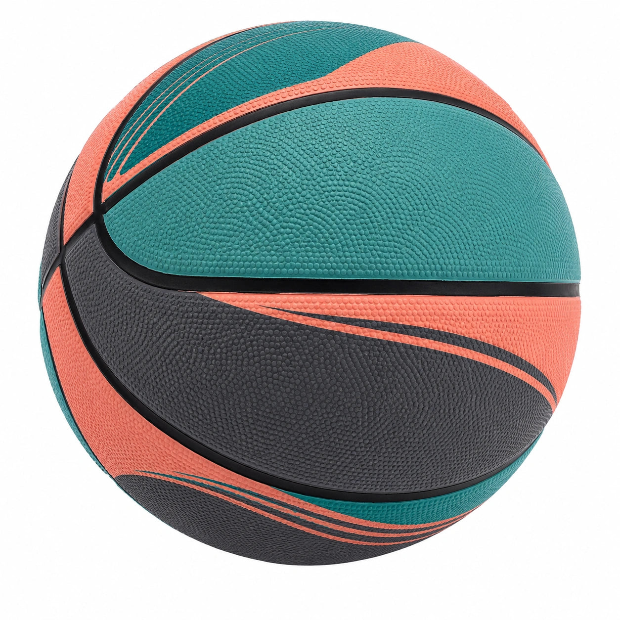 Balón de Baloncesto Multicolor para Interiores y Exteriores