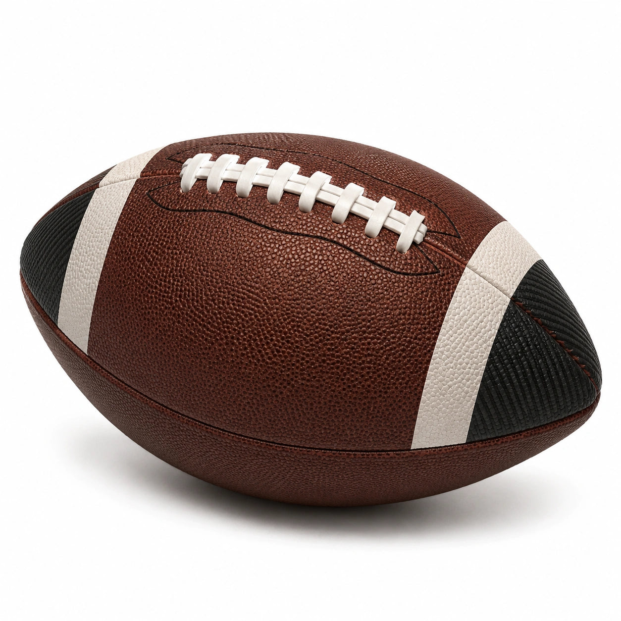 Balón de Fútbol Americano Tamaño Oficial Marrón y Negro