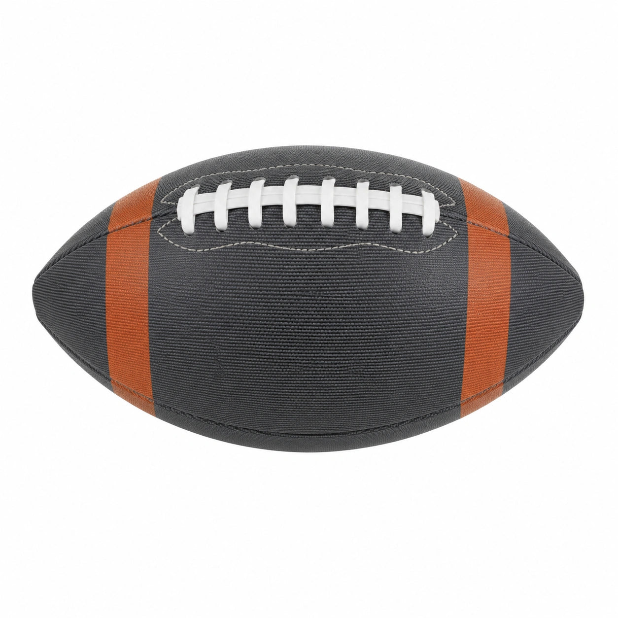 Balón de fútbol americano de entrenamiento gris y naranja