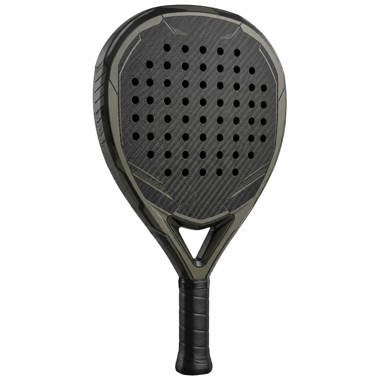 Pala de Pádel de Carbono Negra 0.37 kg