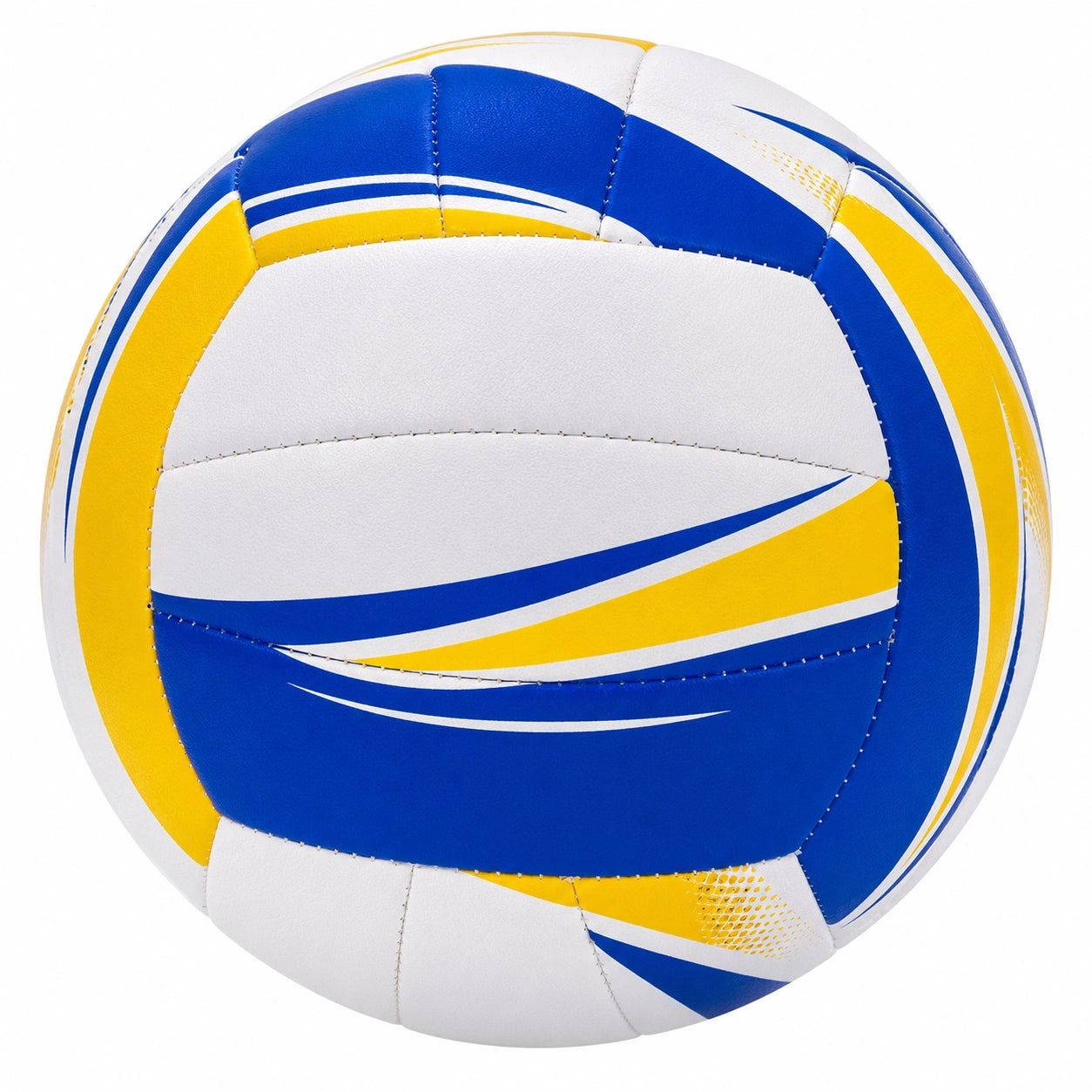 Balón de voleibol azul, amarillo y blanco para exteriores