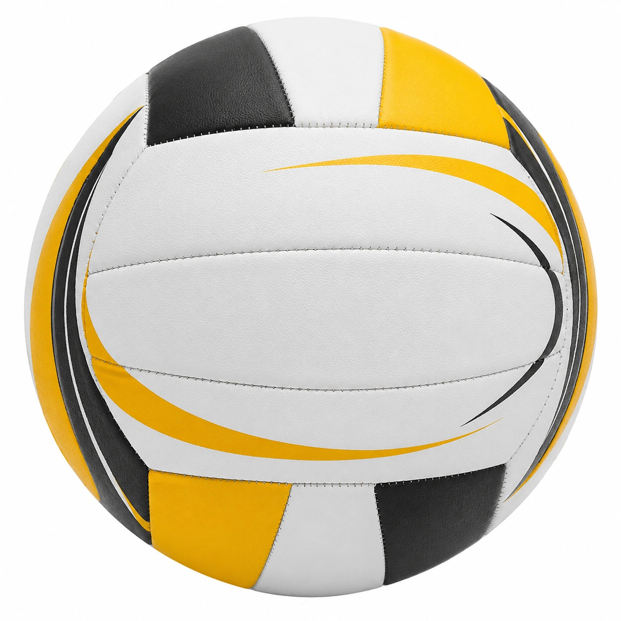 Balón de Voleibol Profesional Amarillo, Negro y Blanco