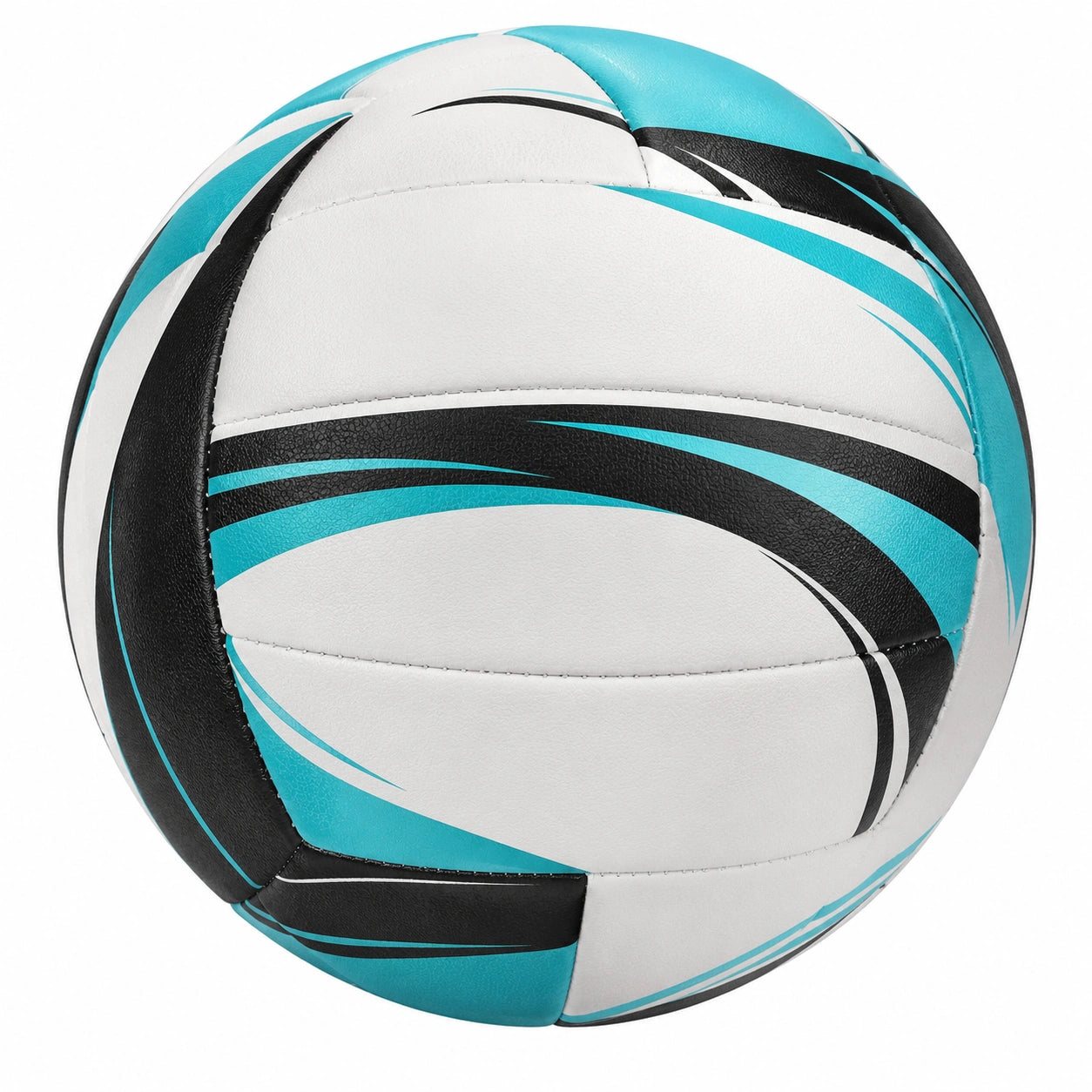 Balón de voleibol blanco, negro y azul para interior y exterior