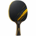 Raqueta Profesional de Tenis de Mesa Negro con Detalles Amarillos