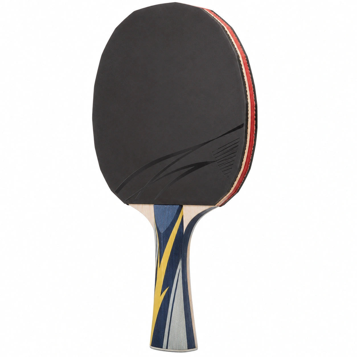Raqueta Profesional de Tenis de Mesa Negro/Rojo