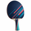 Pala de Tenis de Mesa Azul y Rojo, 7 Capas para Jugadores Intermedios