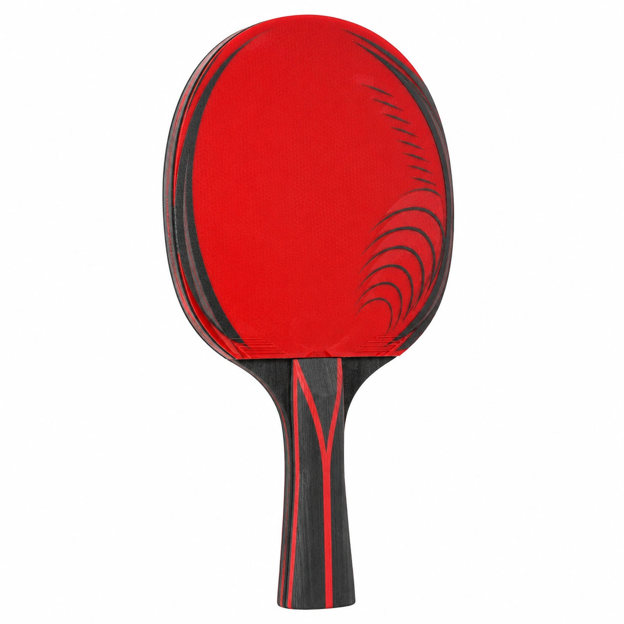 Pala de Tenis de Mesa Ergonomica Roja
