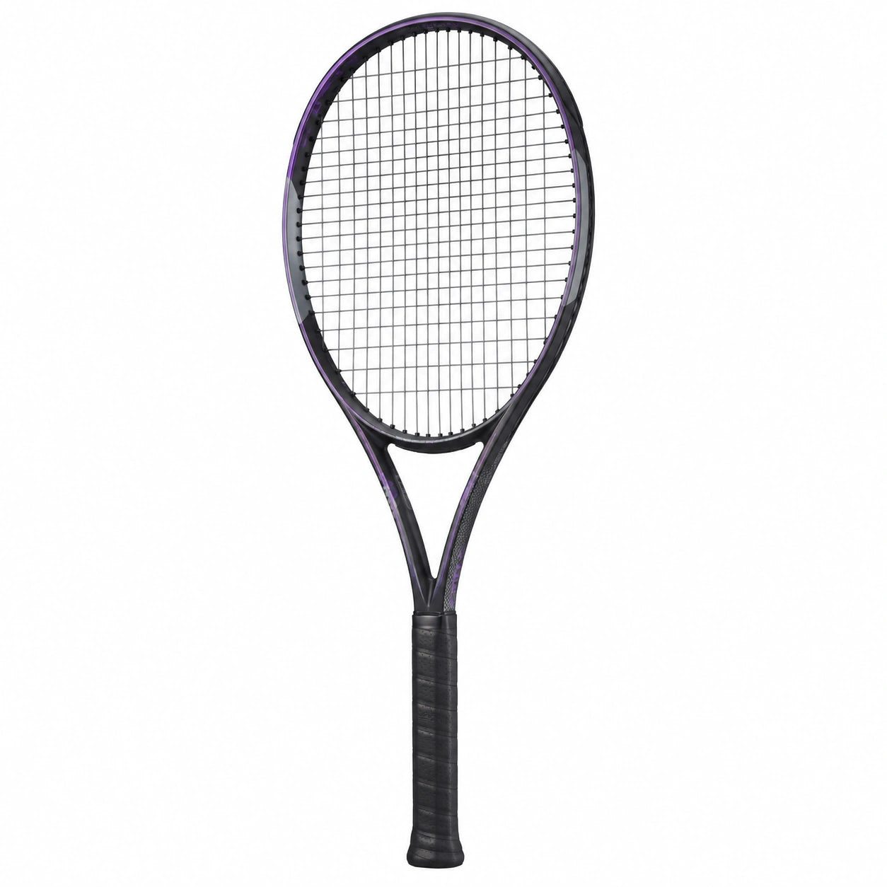 Raqueta de tenis profesional negro violeta alto rendimiento