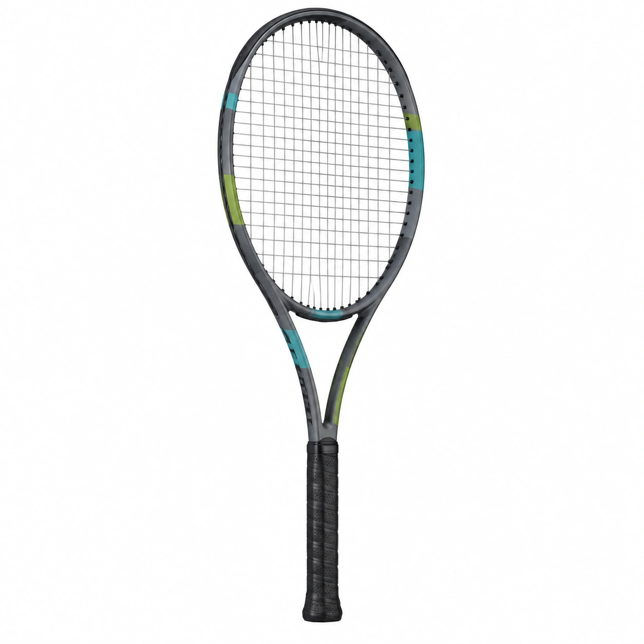 Raqueta de Tenis Profesional para Adultos Negro/Verde
