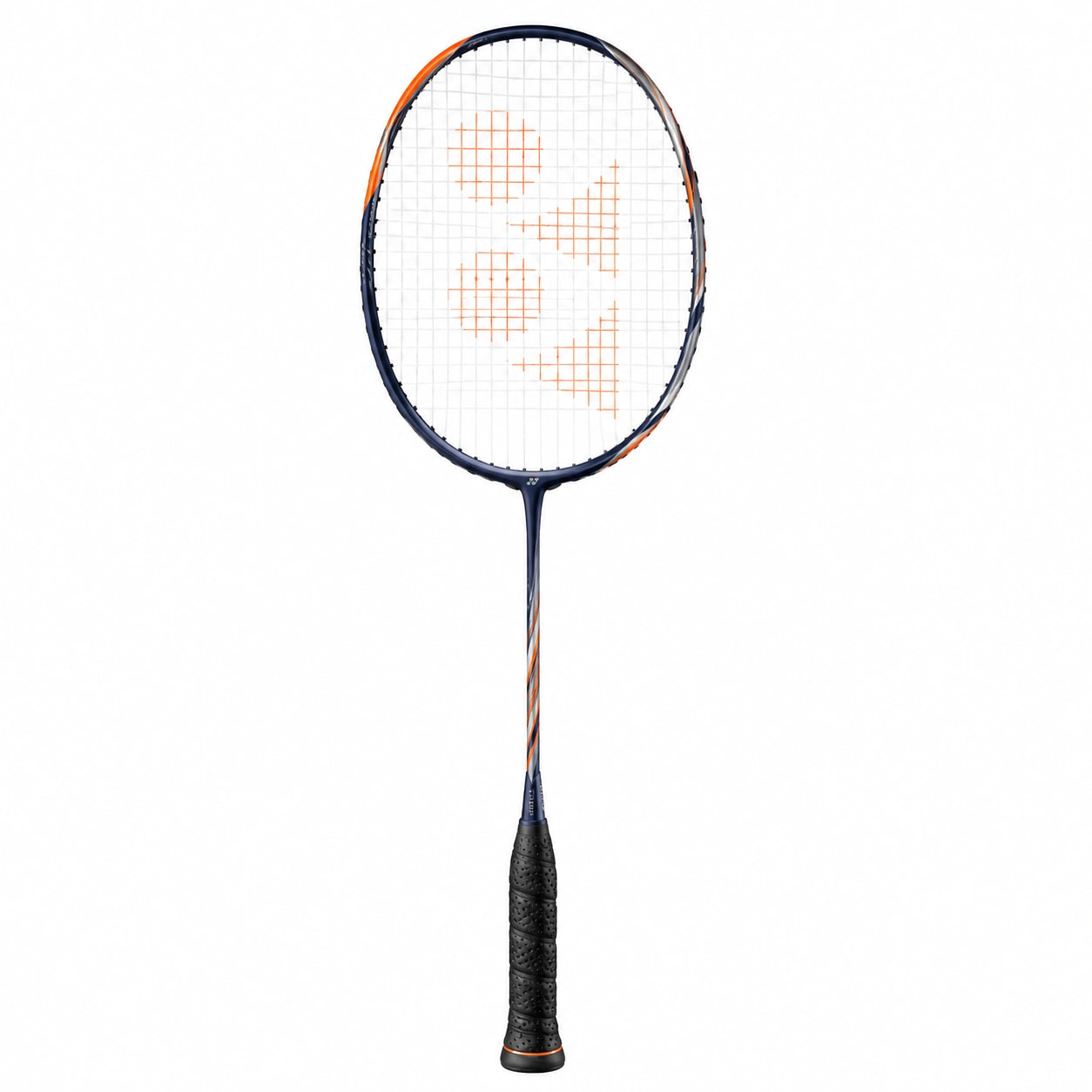 Raqueta de bádminton profesional 68 cm azul y naranja