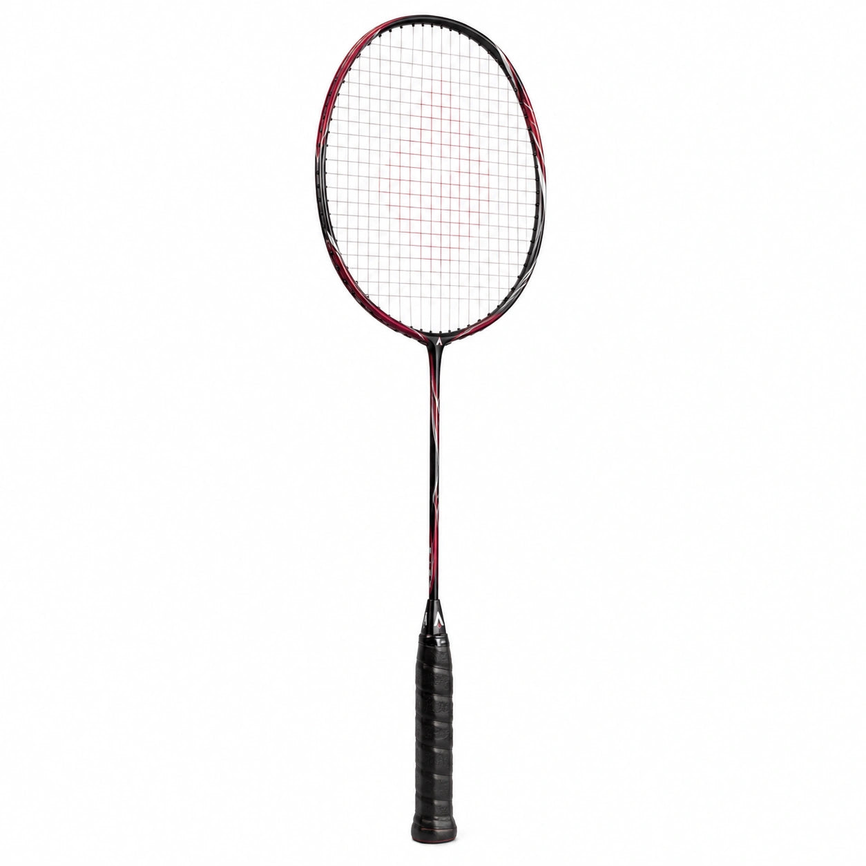 Raqueta de bádminton aerodinámica rojo y negro 68 cm
