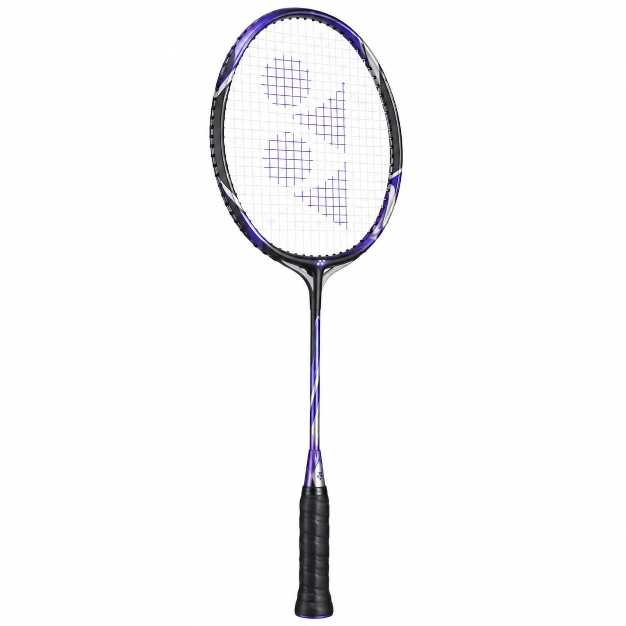Raqueta de bádminton ligera negra/púrpura