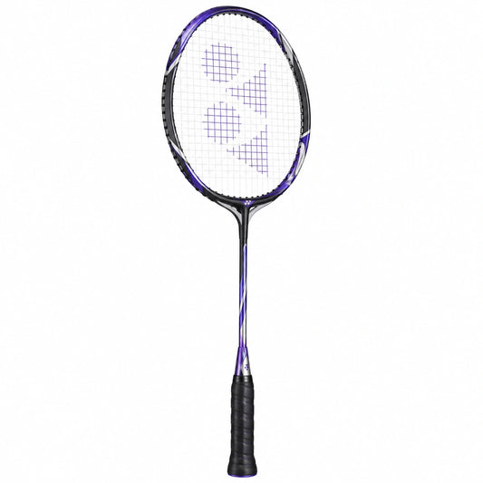 Raqueta de bádminton ligera negra/púrpura