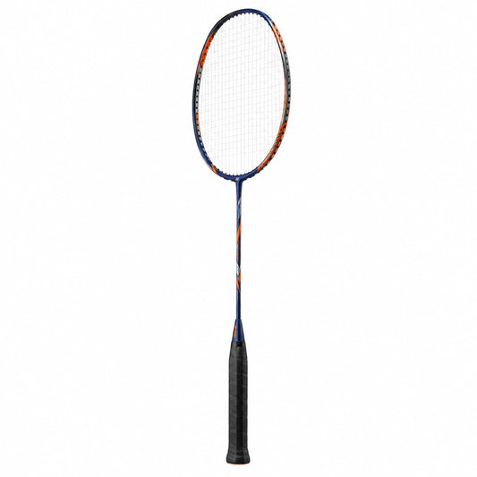 Raqueta de bádminton para adultos azul y naranja