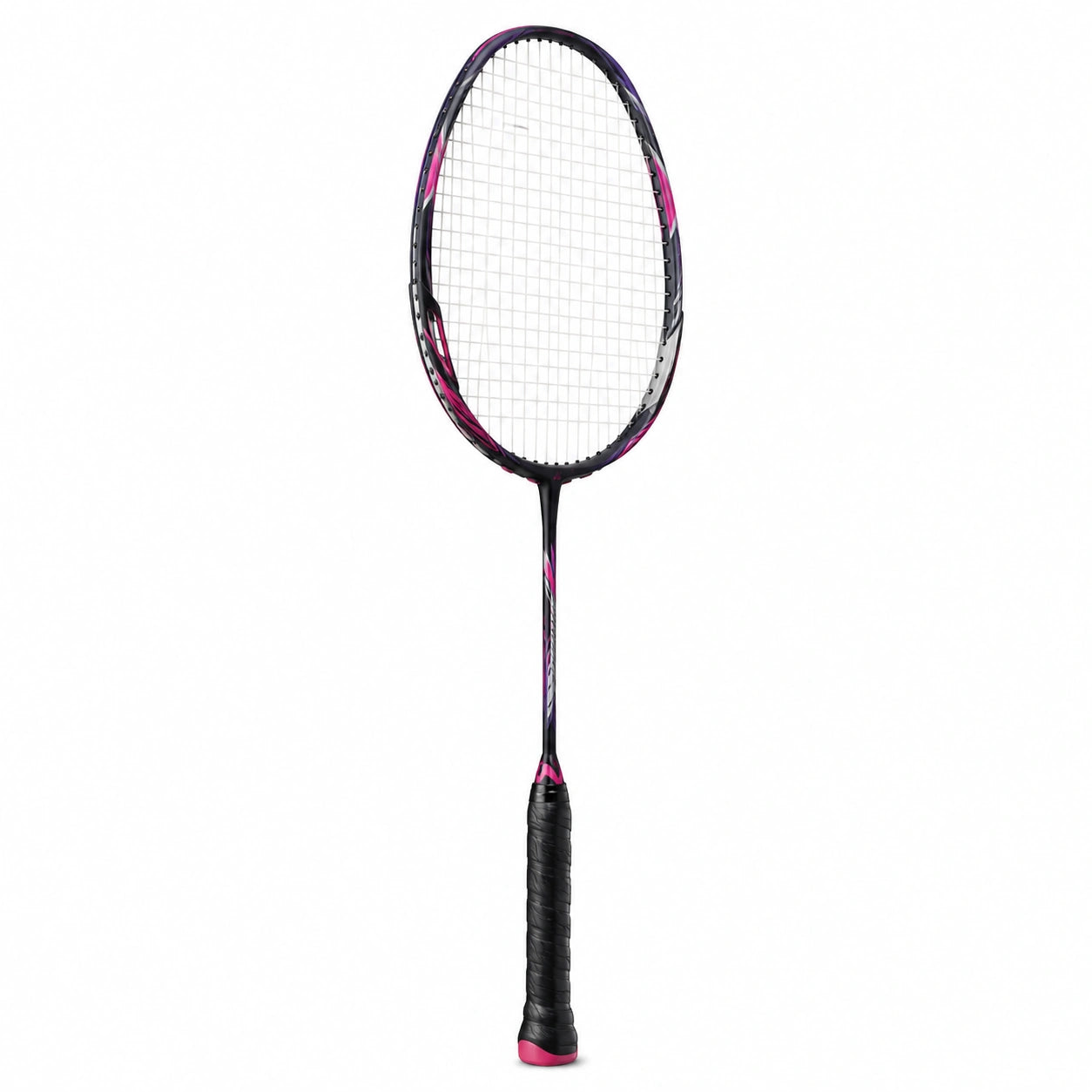 Raqueta de bádminton ligera para adultos Negro/Rosa