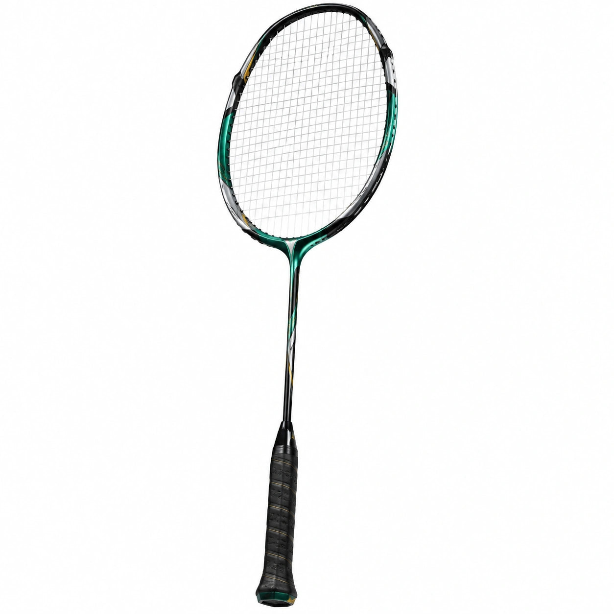 Raqueta de Bádminton Ligera Negra y Verde